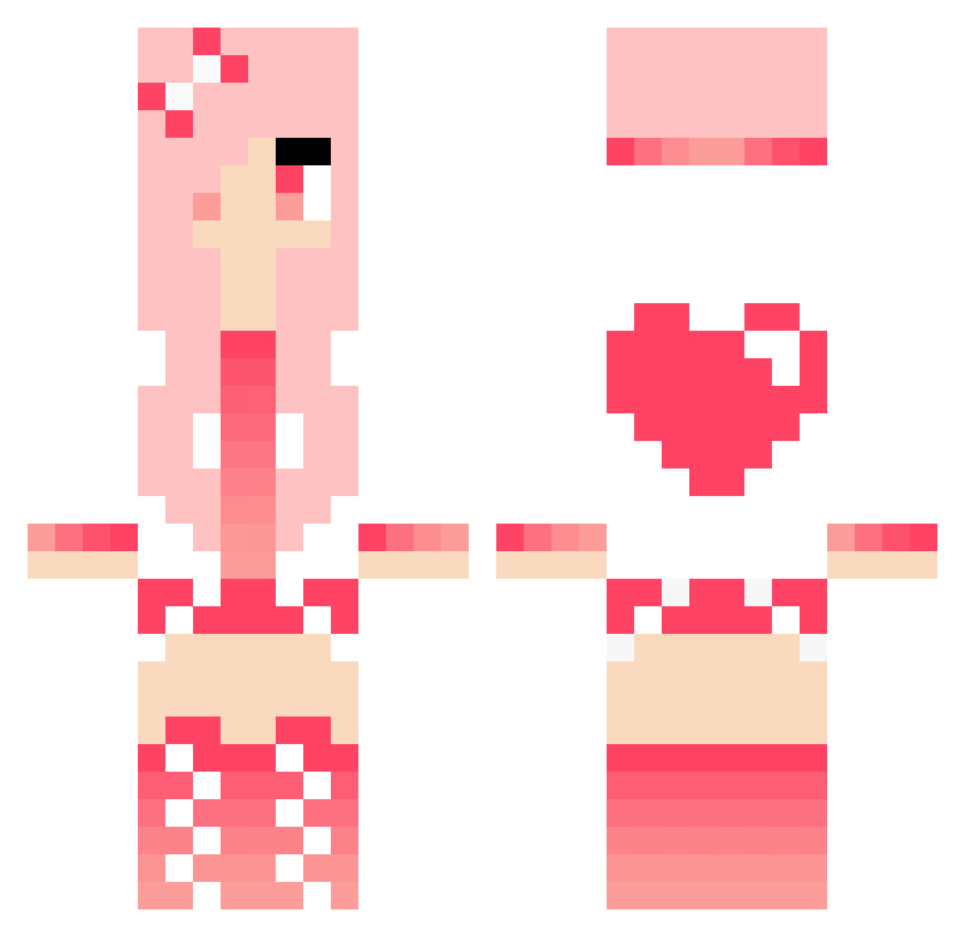 k5m_nicegen_i9u Minecraft skin, front and back view