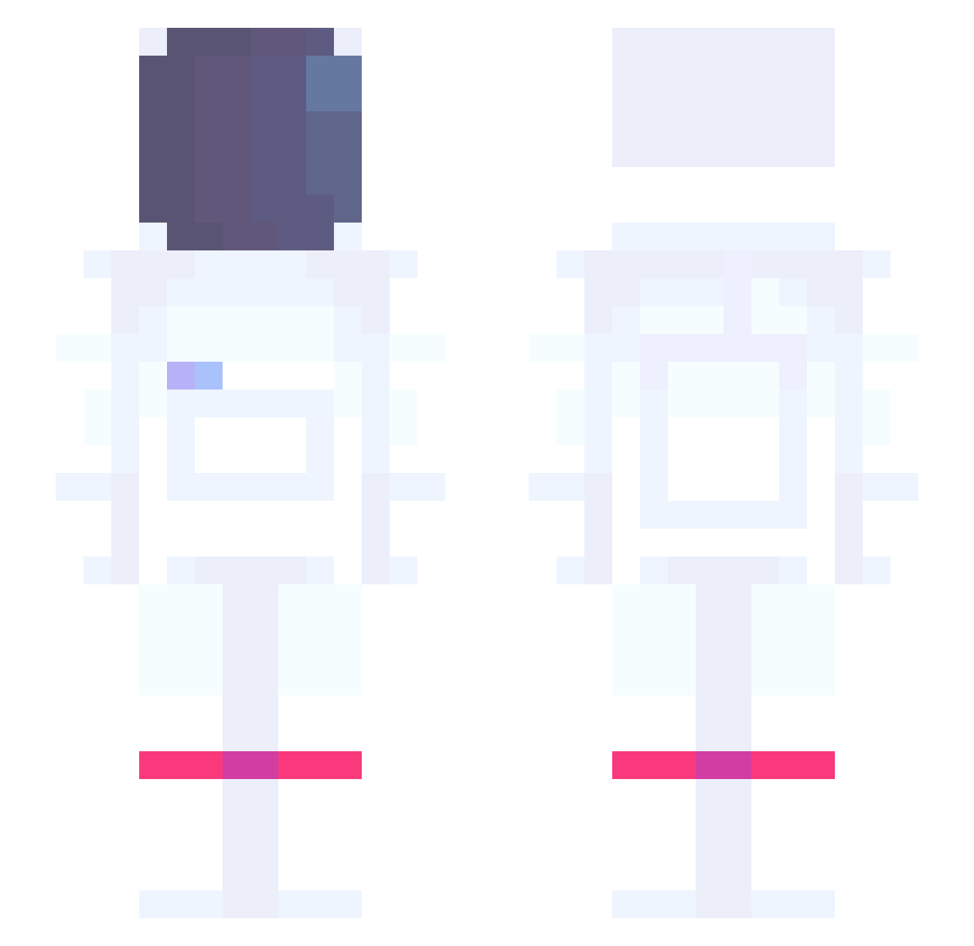 yong_doll Minecraft skin, front and back view