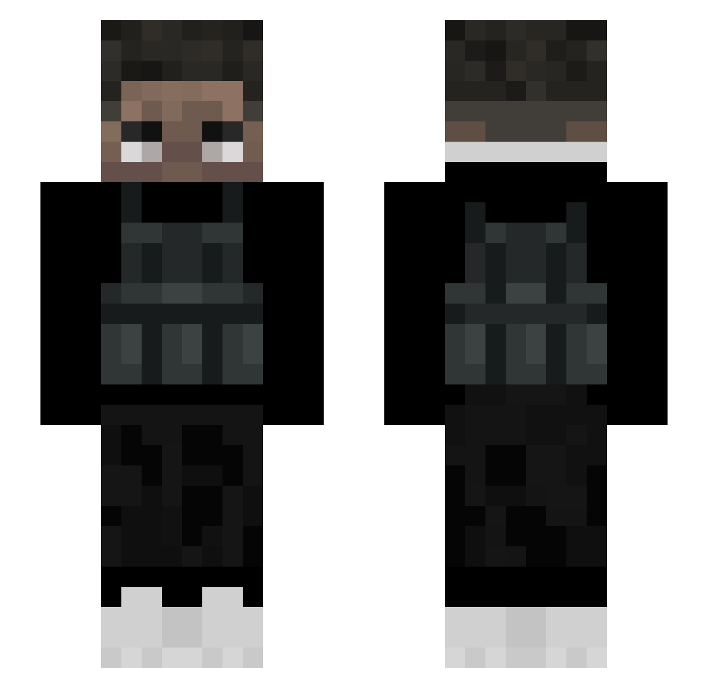 Shawnie_ Minecraft skin, front and back view