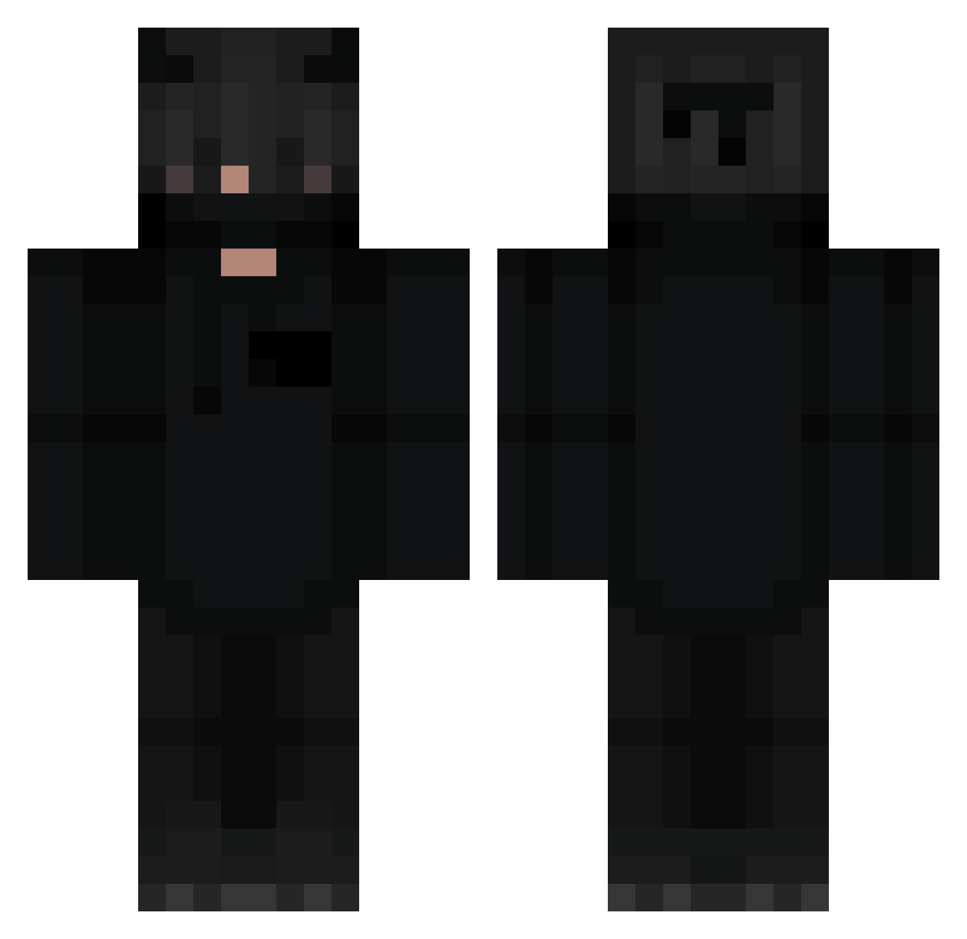 gnd01 Minecraft skin, front and back view