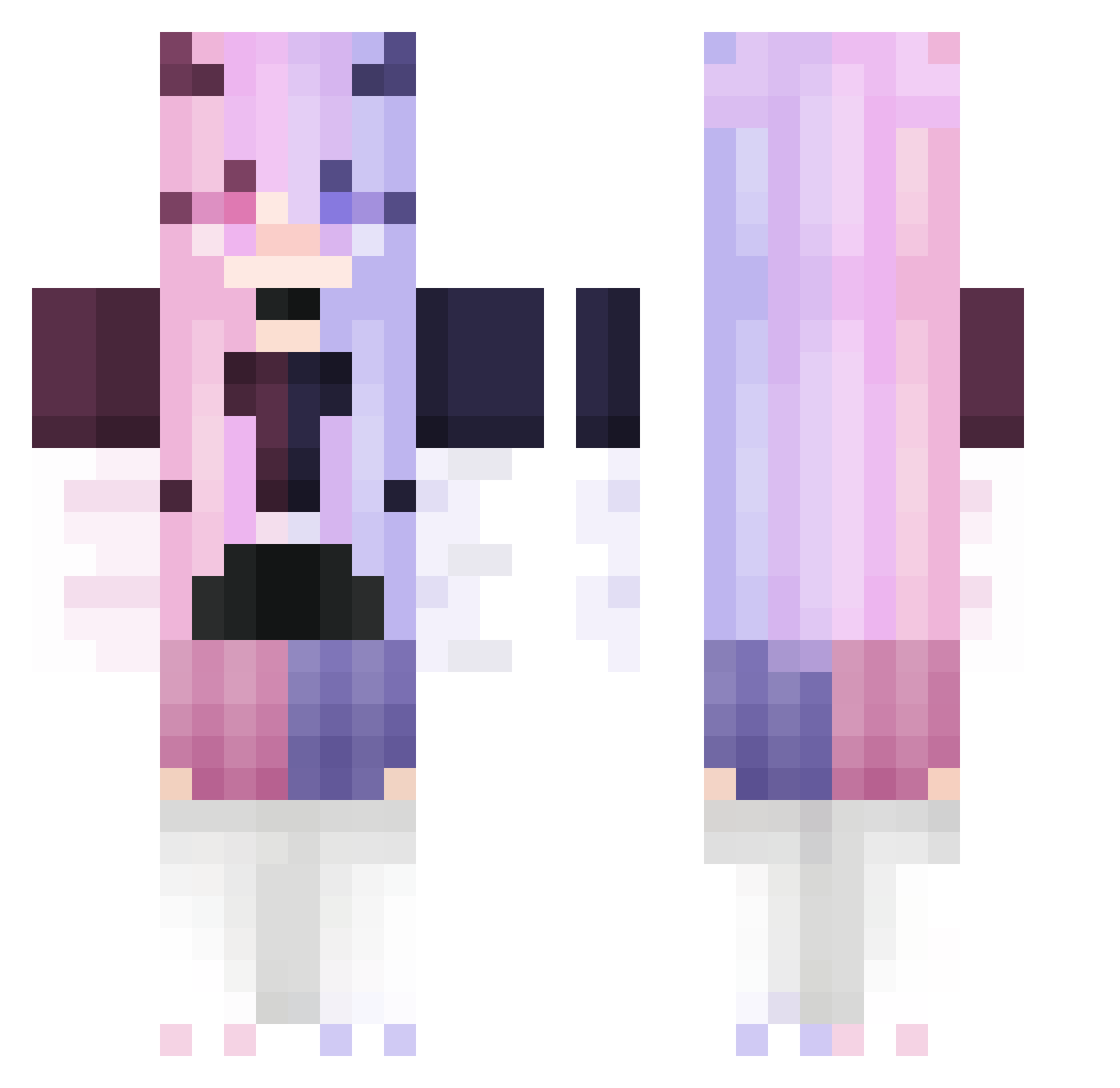 lou_ying Minecraft skin, front and back view