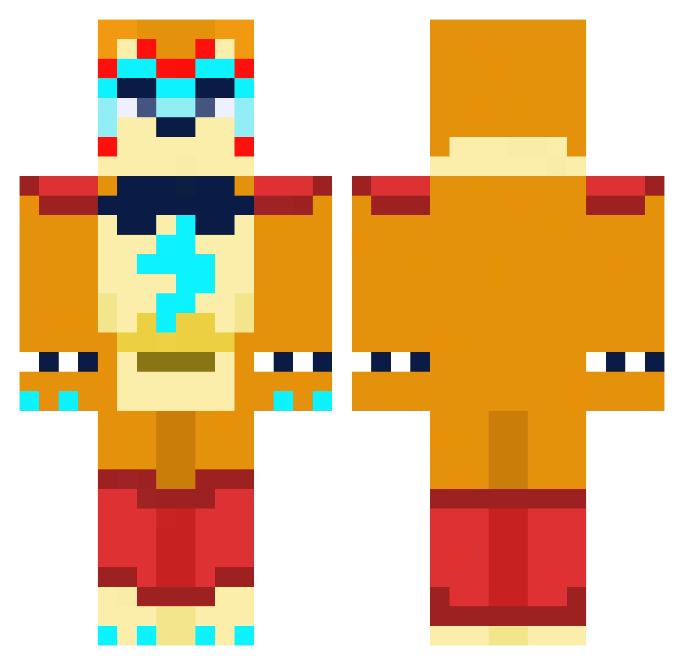 Joop_ Minecraft skin, front and back view