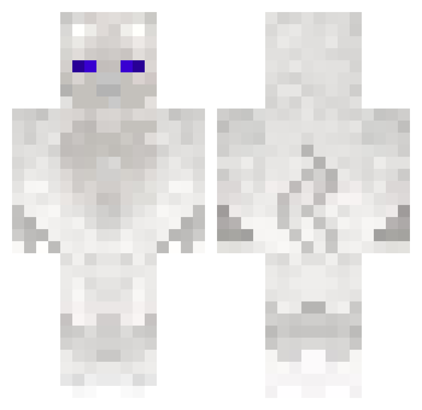 snxpay Minecraft skin, front and back view