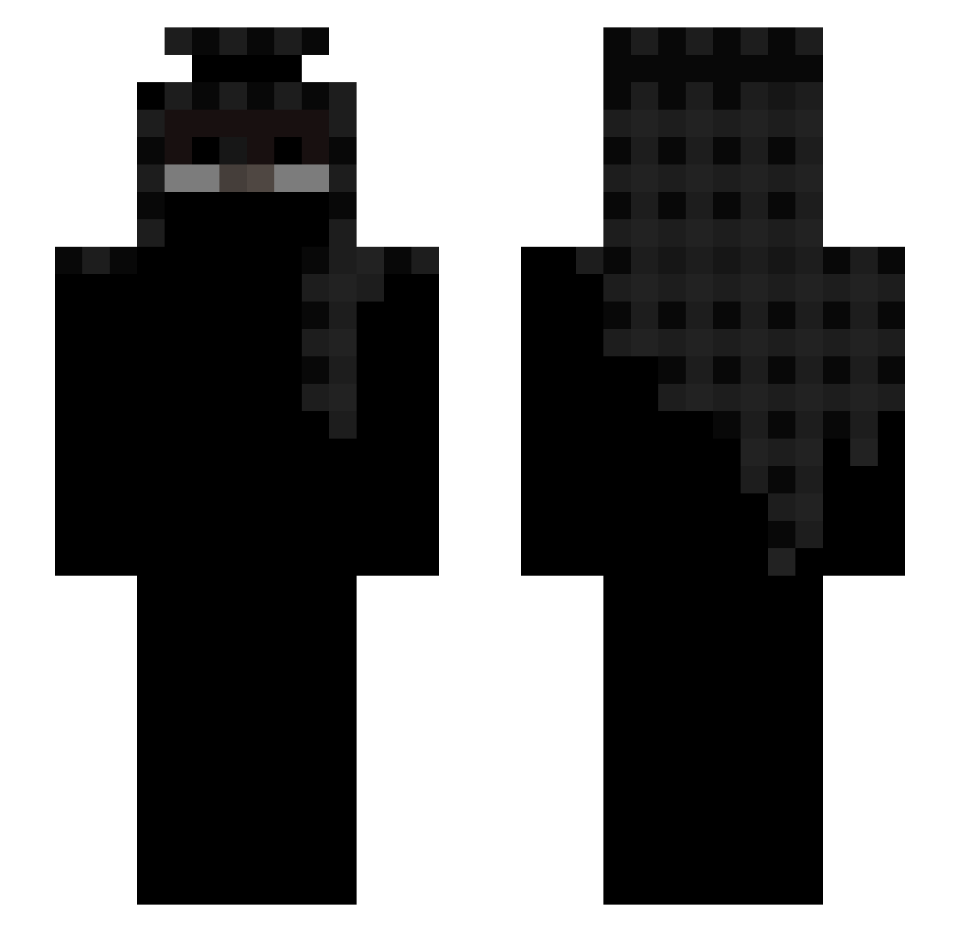 funkyman2008 Minecraft skin, front and back view