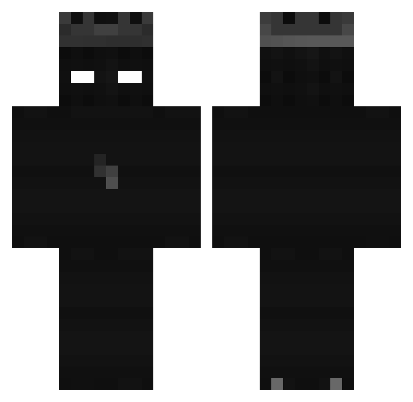 RedstoneGigiii Minecraft skin, front and back view