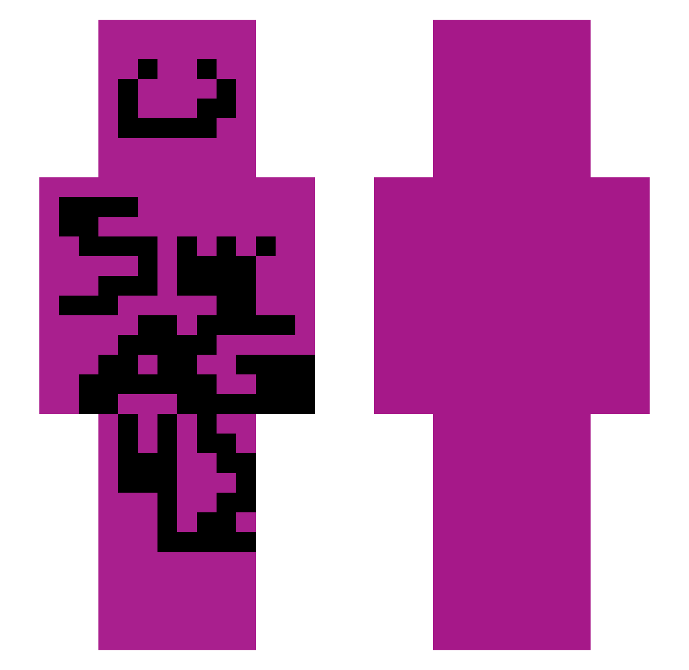 taco_master57 Minecraft skin, front and back view