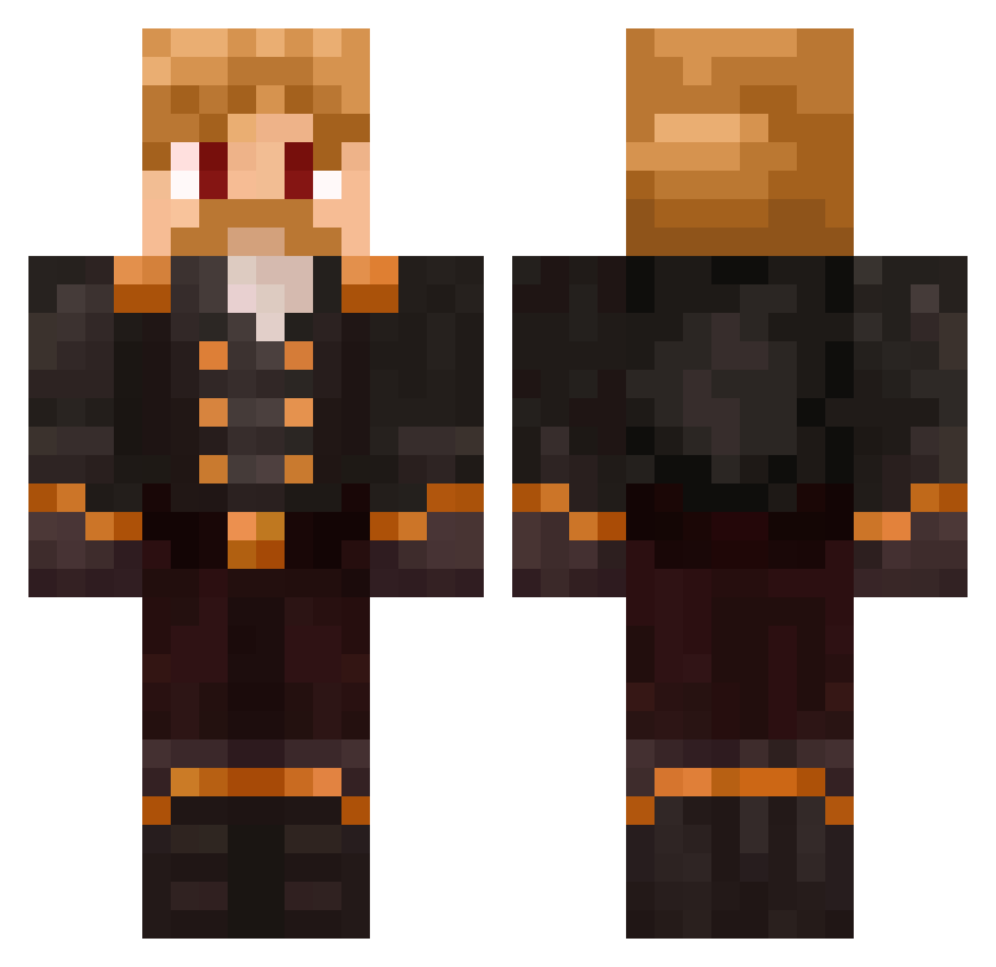 _zt5 Minecraft skin, front and back view