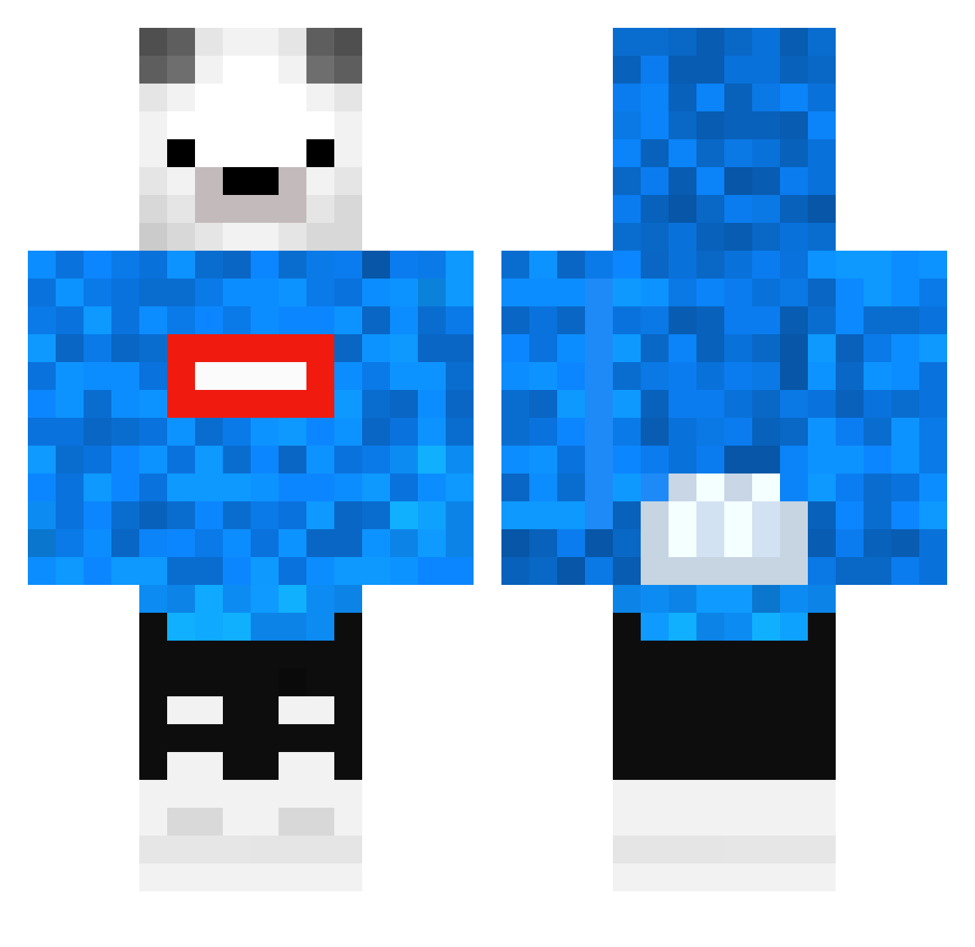 King12_ Minecraft skin, front and back view