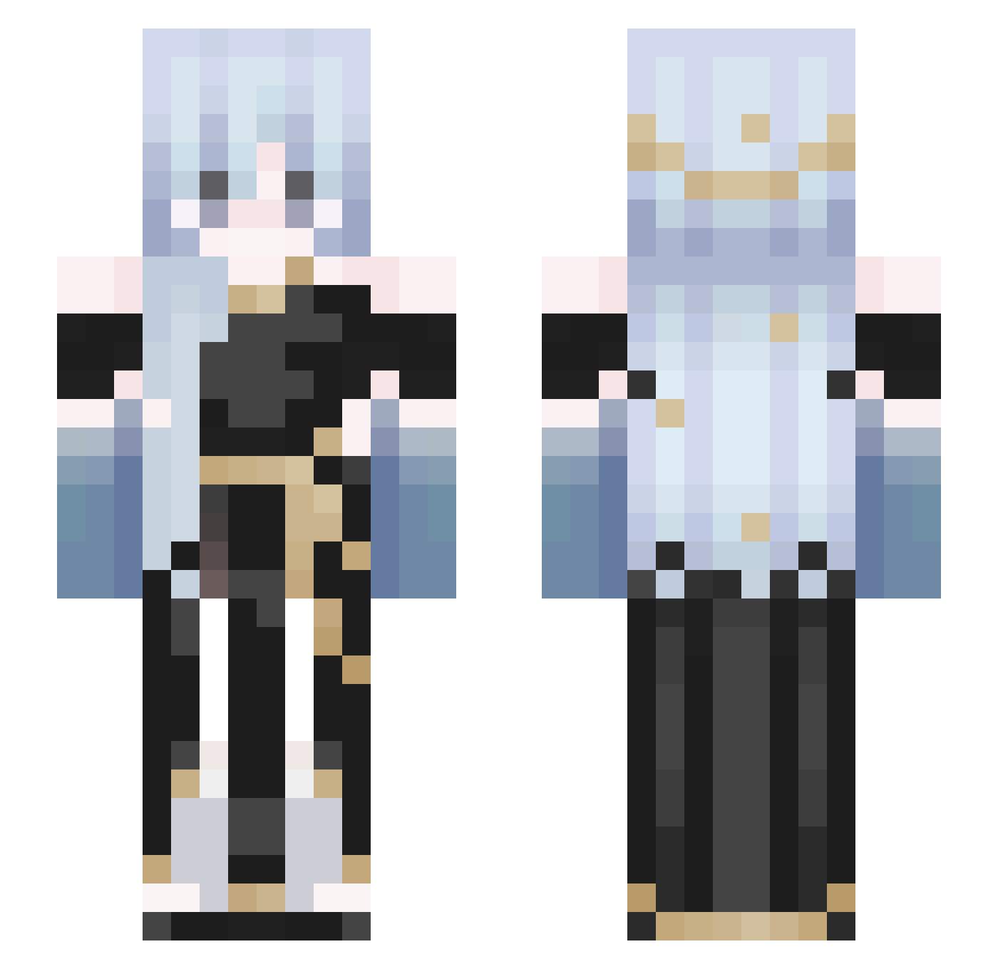 olderkisung Minecraft skin, front and back view