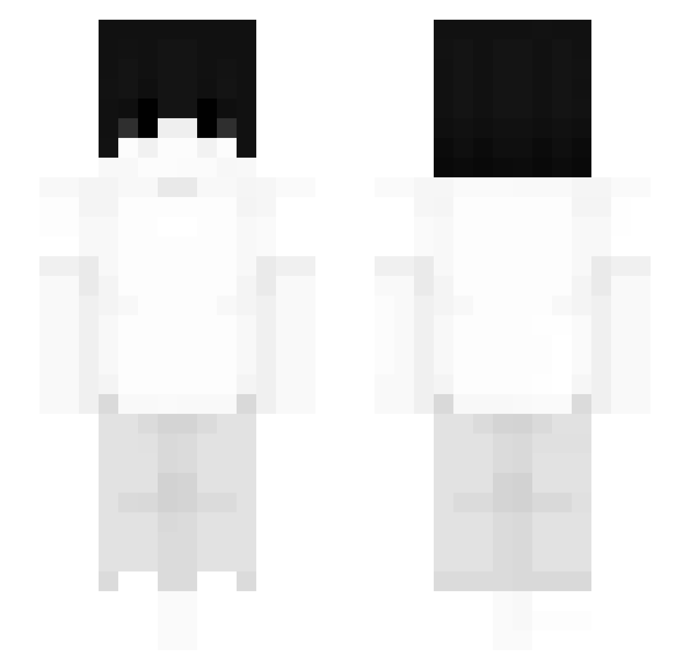 MaxAltF4 Minecraft skin, front and back view