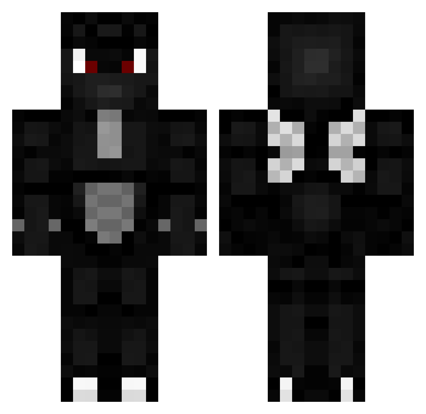 TylersGame Minecraft skin, front and back view