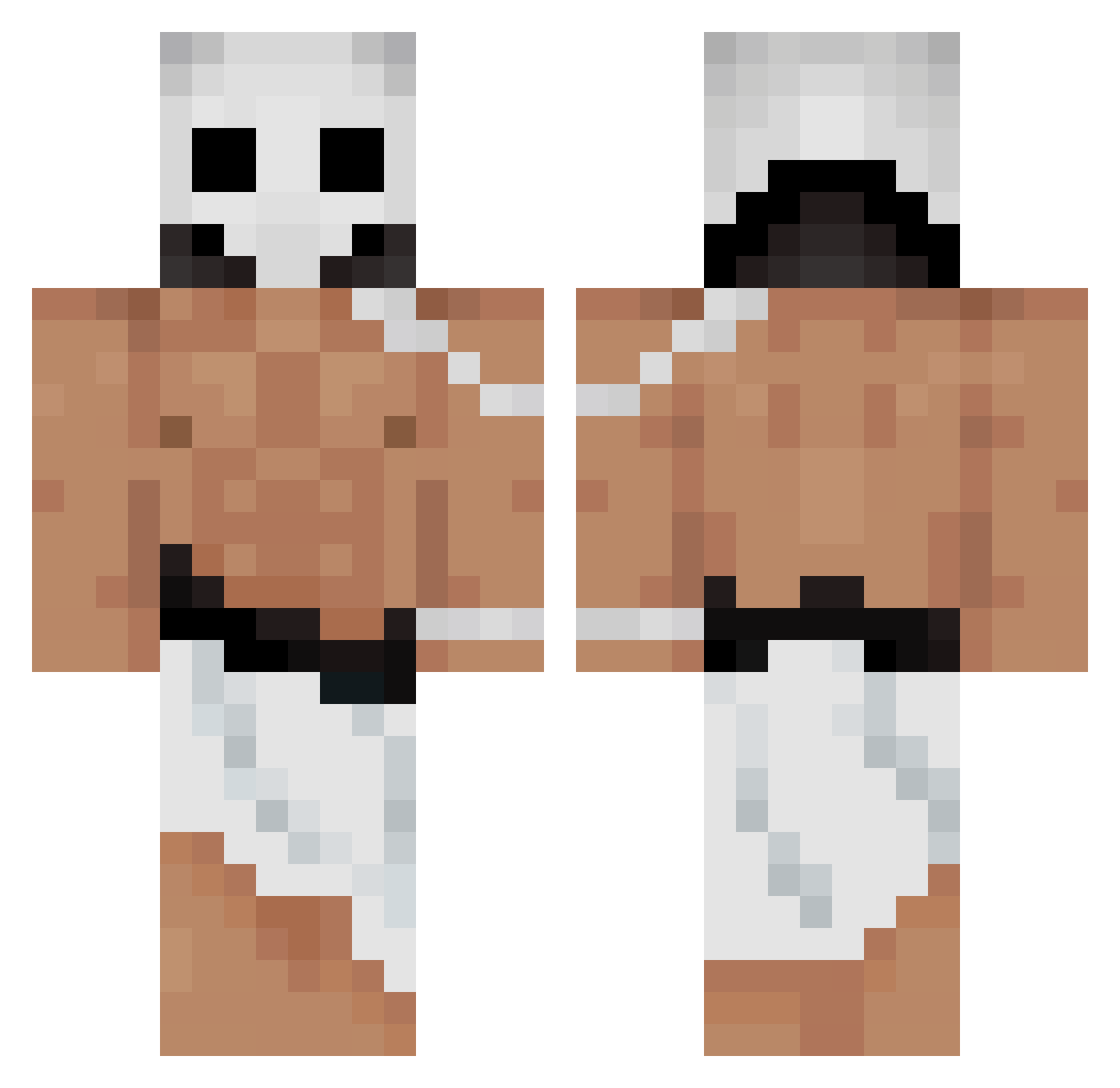 Mr_Lucenfier Minecraft skin, front and back view