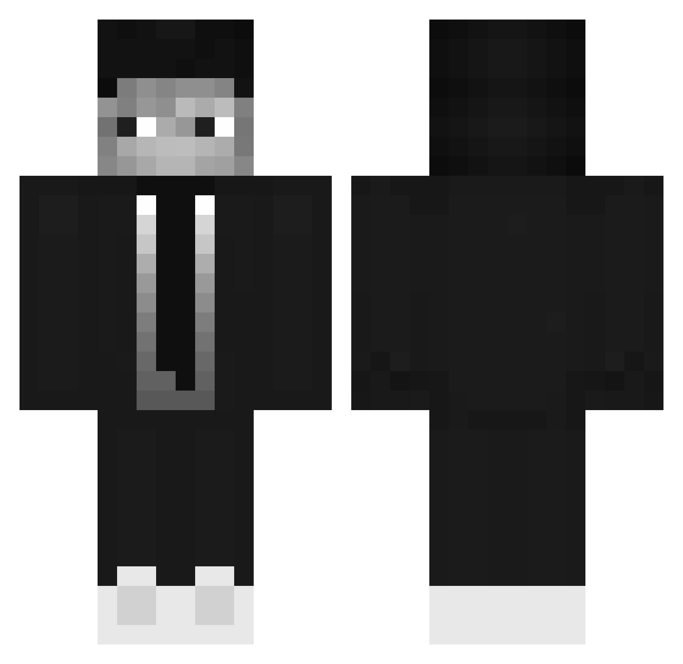 eoloy Minecraft skin, front and back view