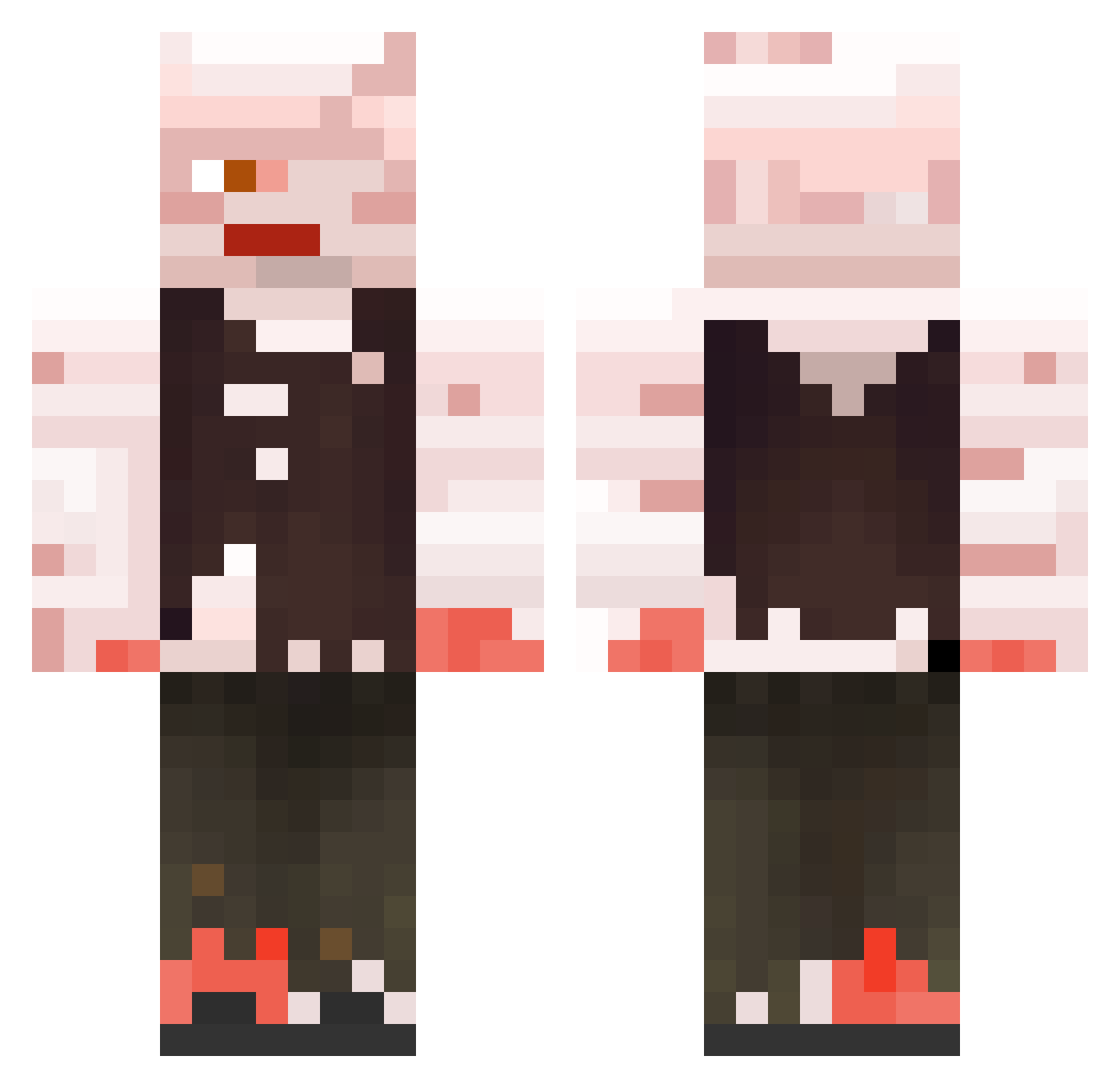 RandomGuy6786 Minecraft skin, front and back view