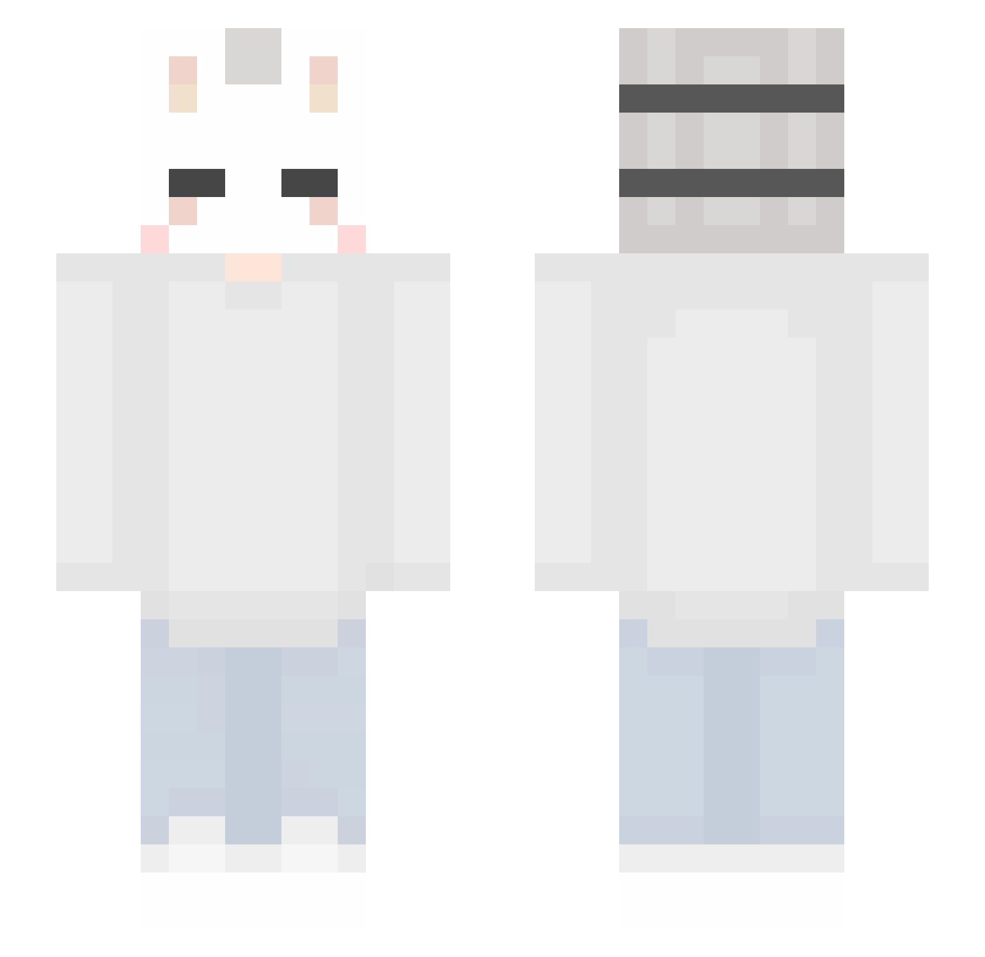 alytarch Minecraft skin, front and back view