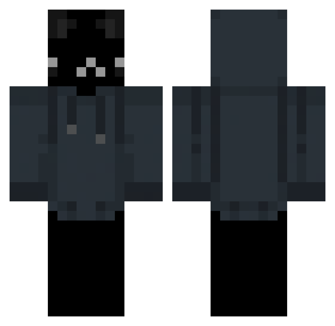 S31SHIN Minecraft skin, front and back view