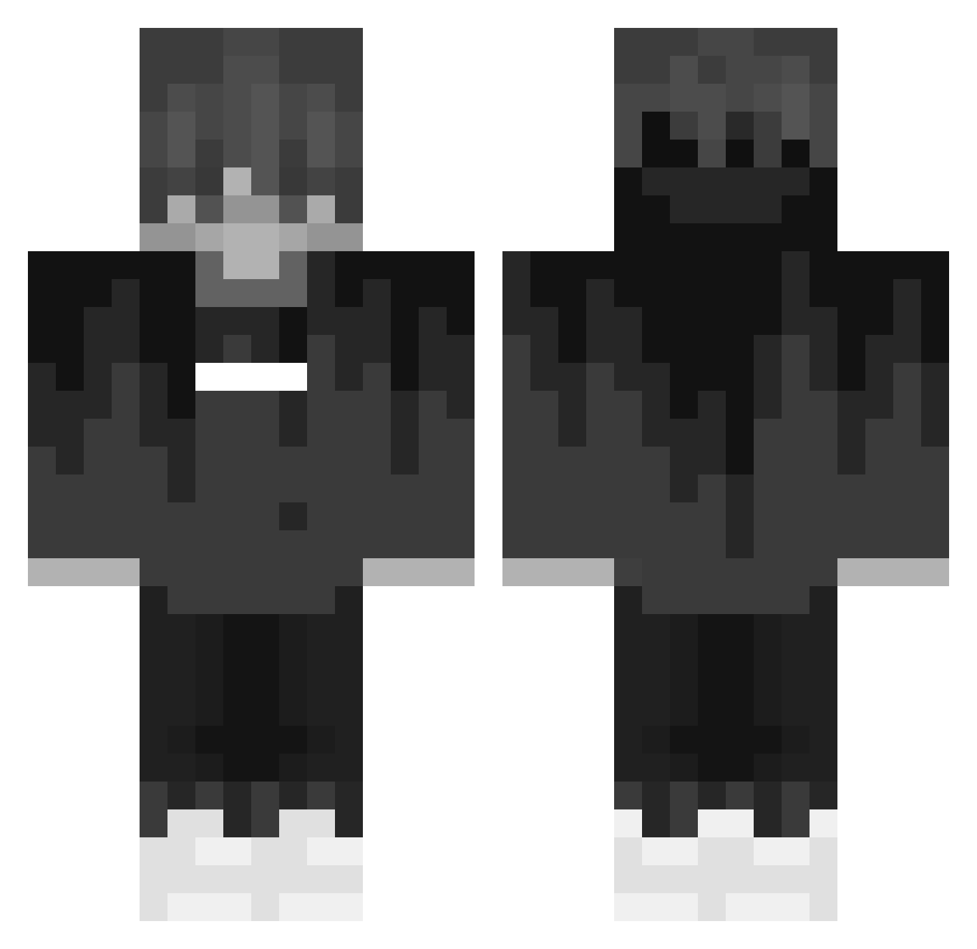 Shadez_ Minecraft skin, front and back view