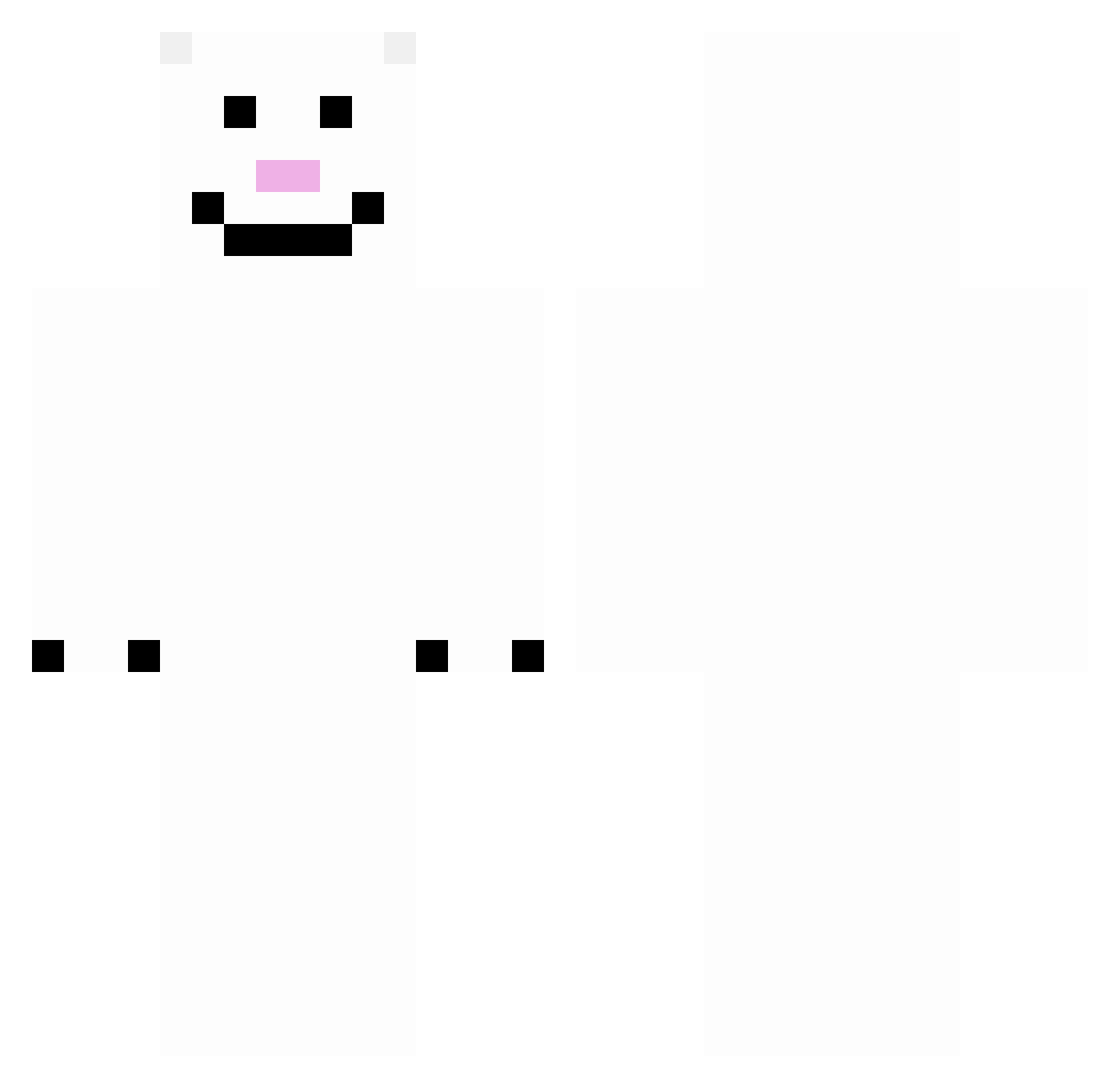 Celess_Luden Minecraft skin, front and back view