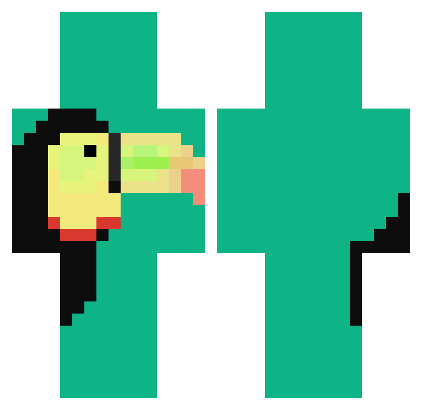 tactical_slyme Minecraft skin, front and back view