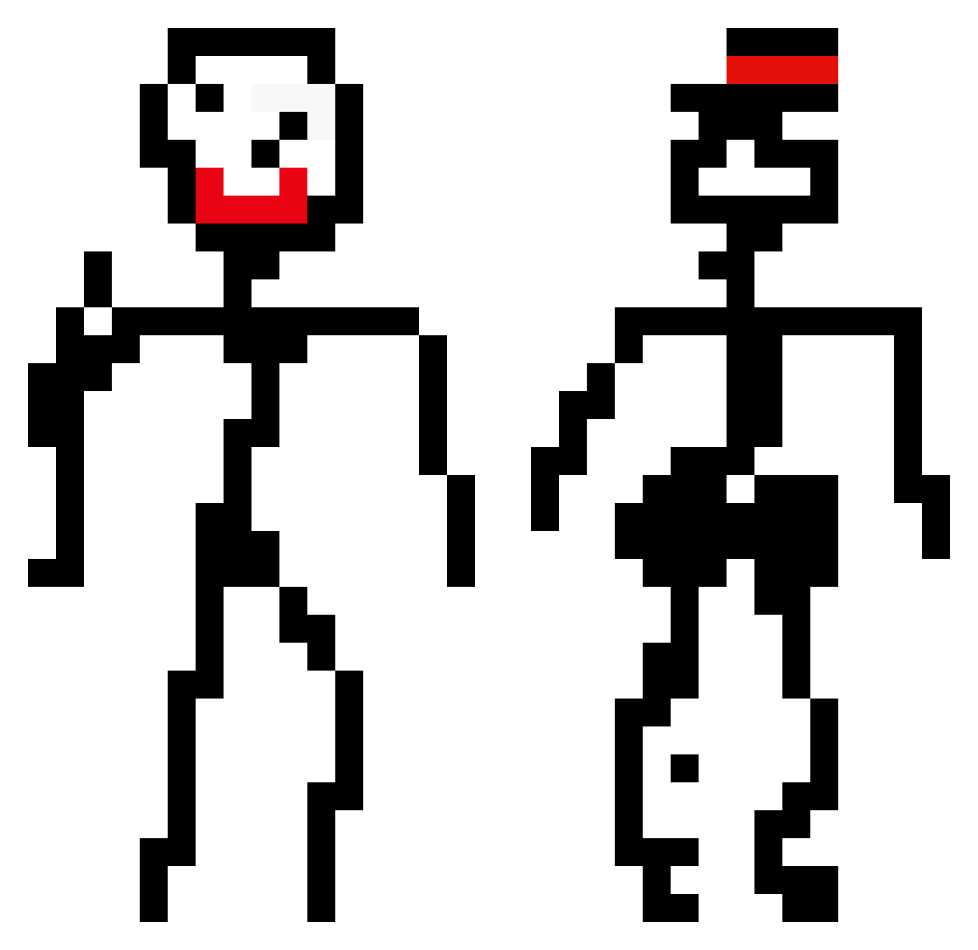 PDOG_867 Minecraft skin, front and back view
