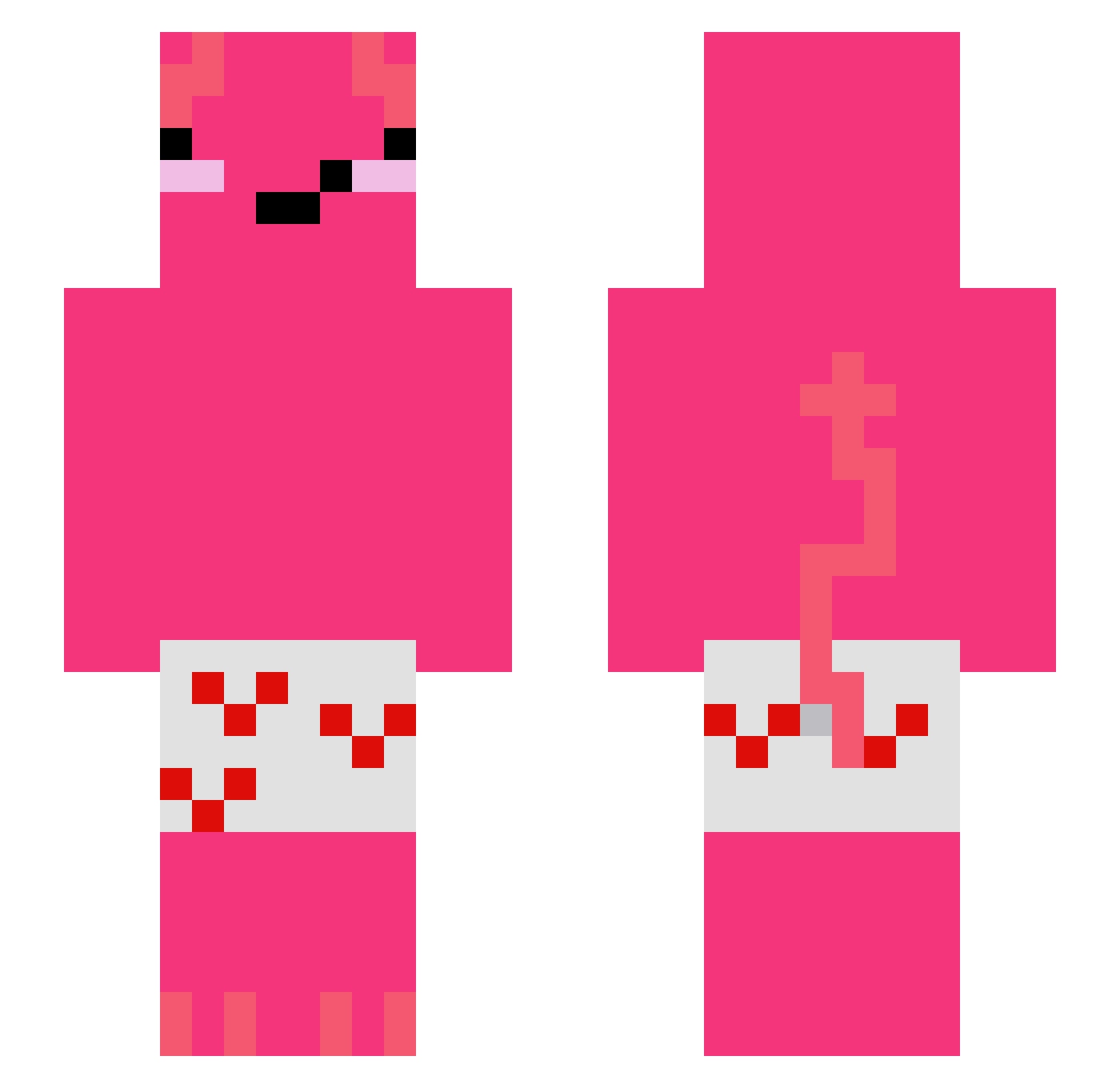 R4in_E Minecraft skin, front and back view