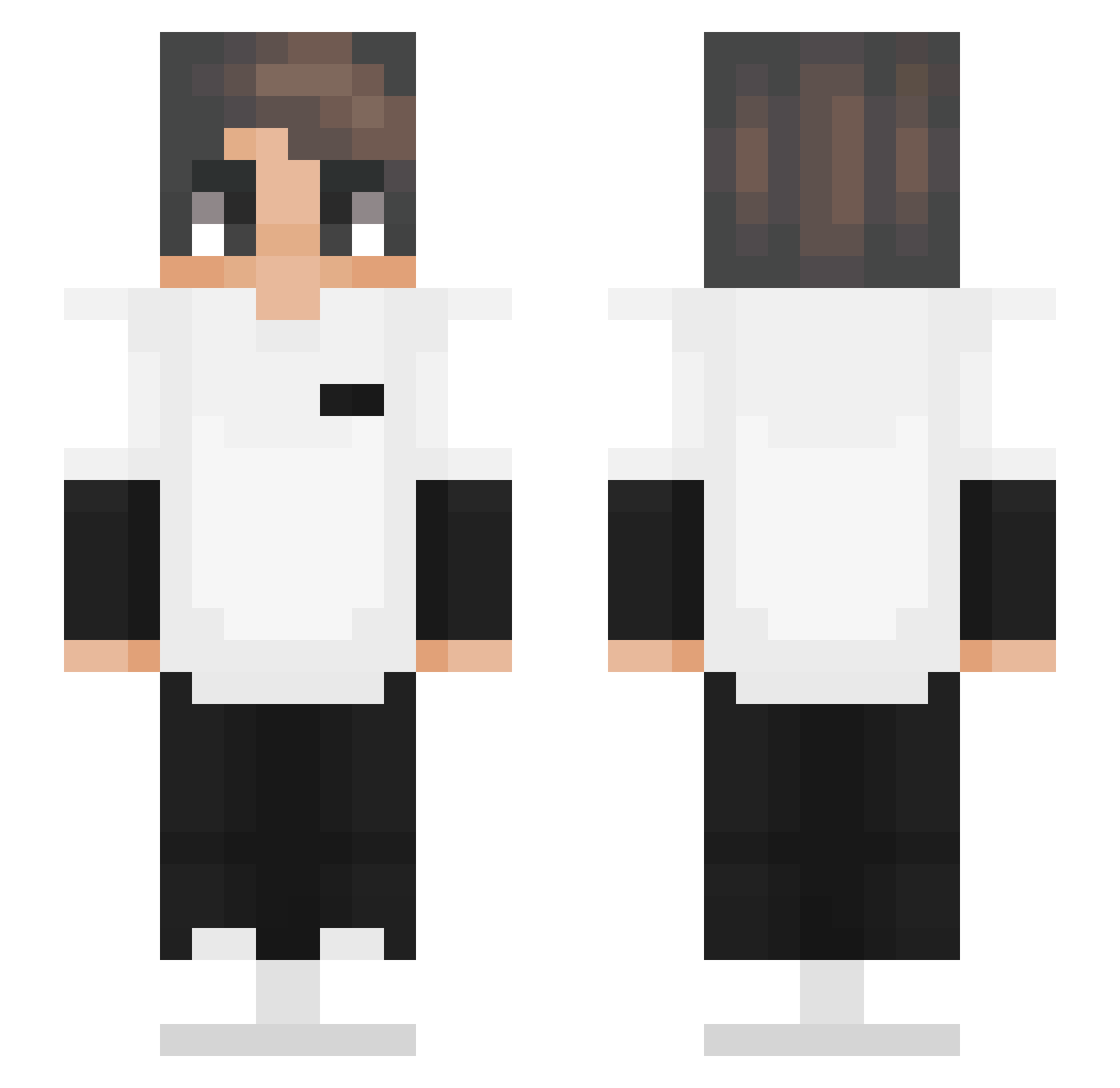 TucnakCZE__ Minecraft skin, front and back view