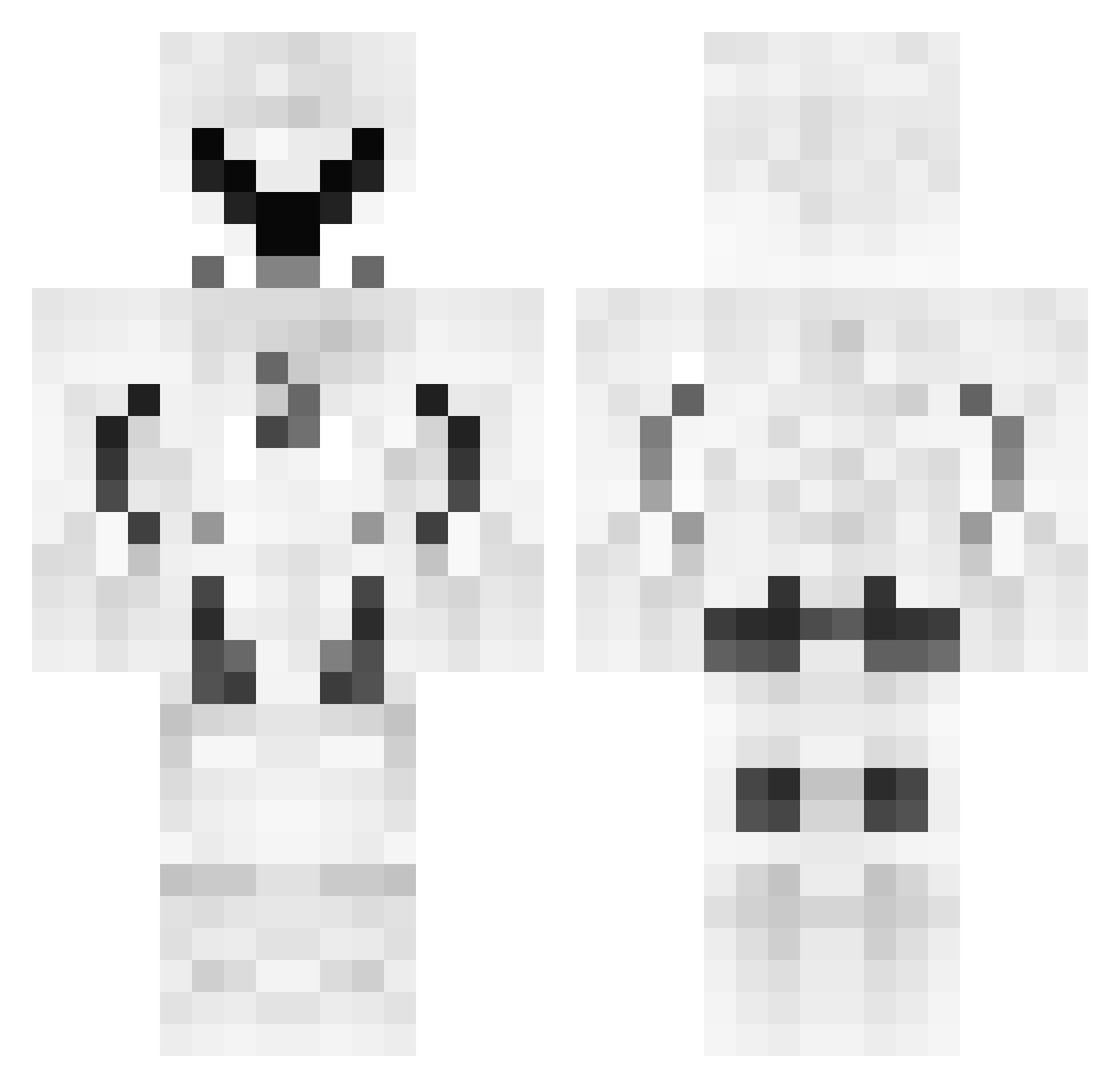 Billy04055743 Minecraft skin, front and back view