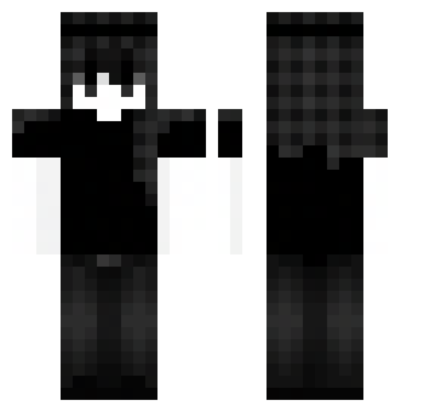 Testament_6 Minecraft skin, front and back view