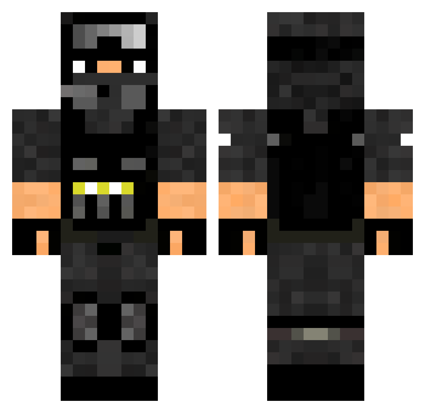 Sven_EGS Minecraft skin, front and back view