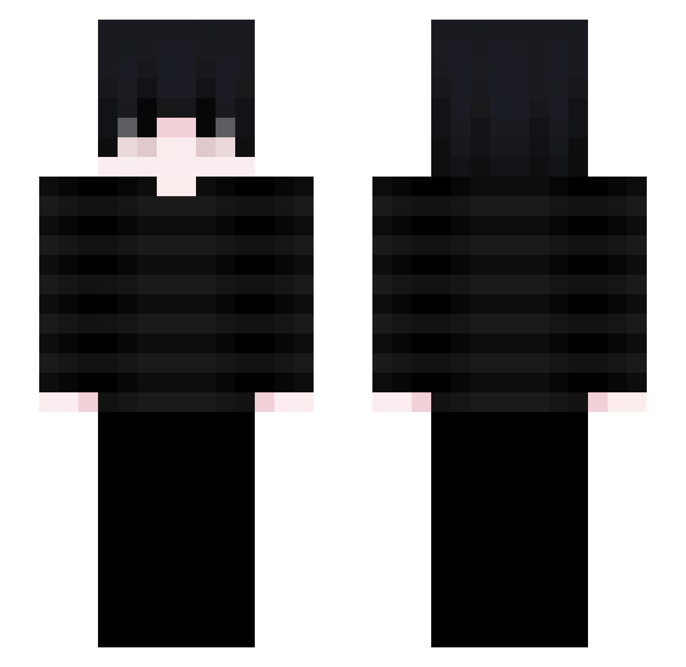 Codie Minecraft skin, front and back view