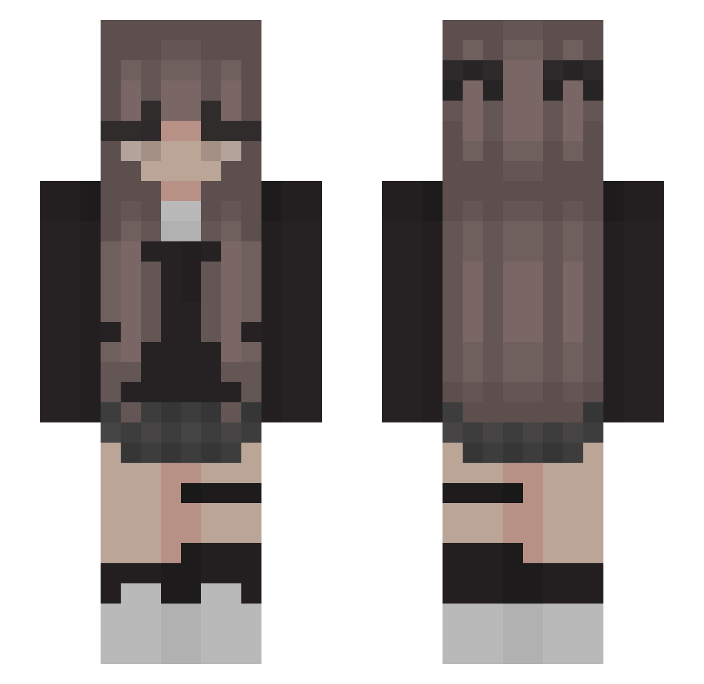 vane_sa Minecraft skin, front and back view