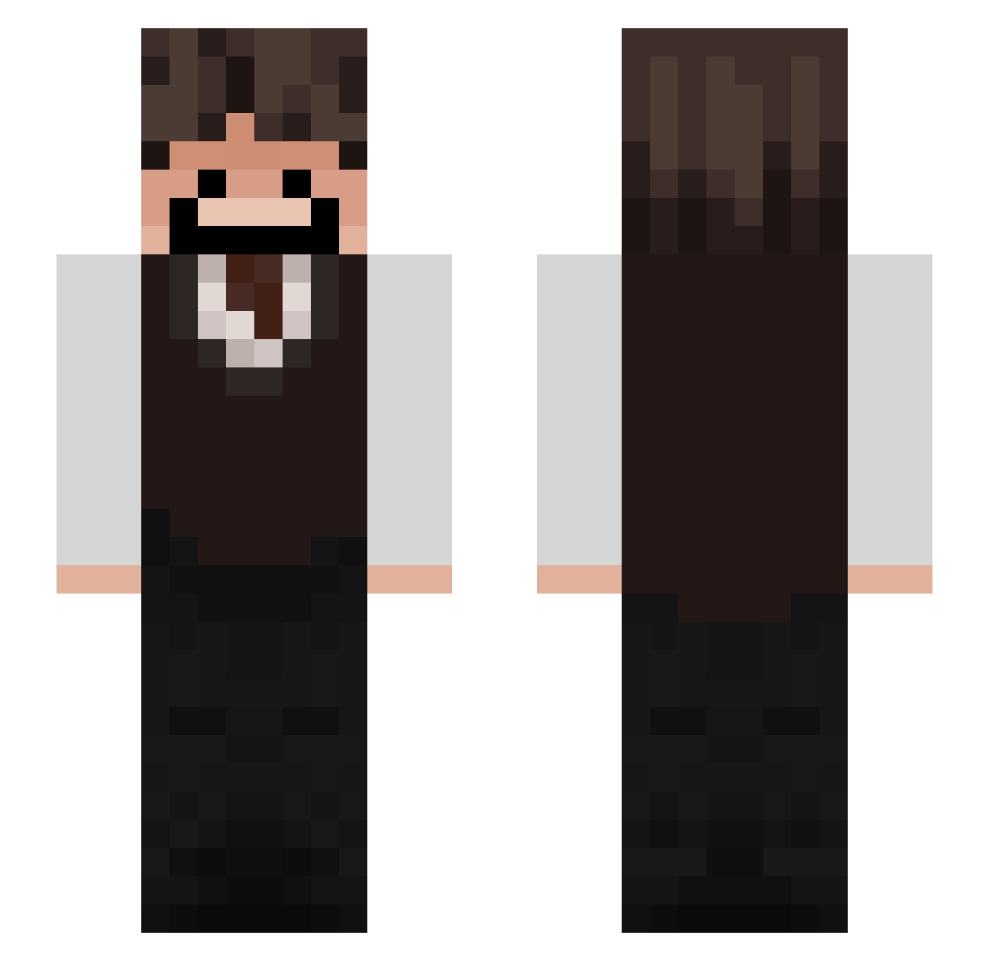 ITSRIFTOO Minecraft skin, front and back view