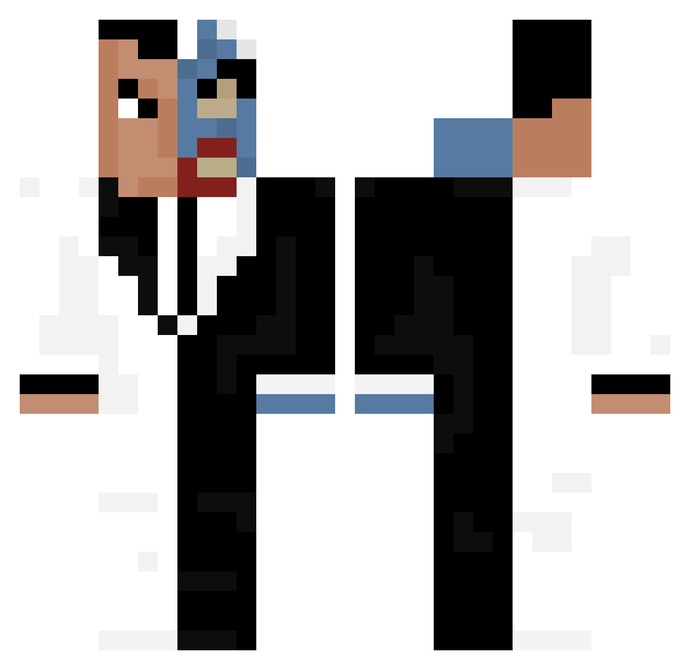 GORILLAKINGPAS Minecraft skin, front and back view
