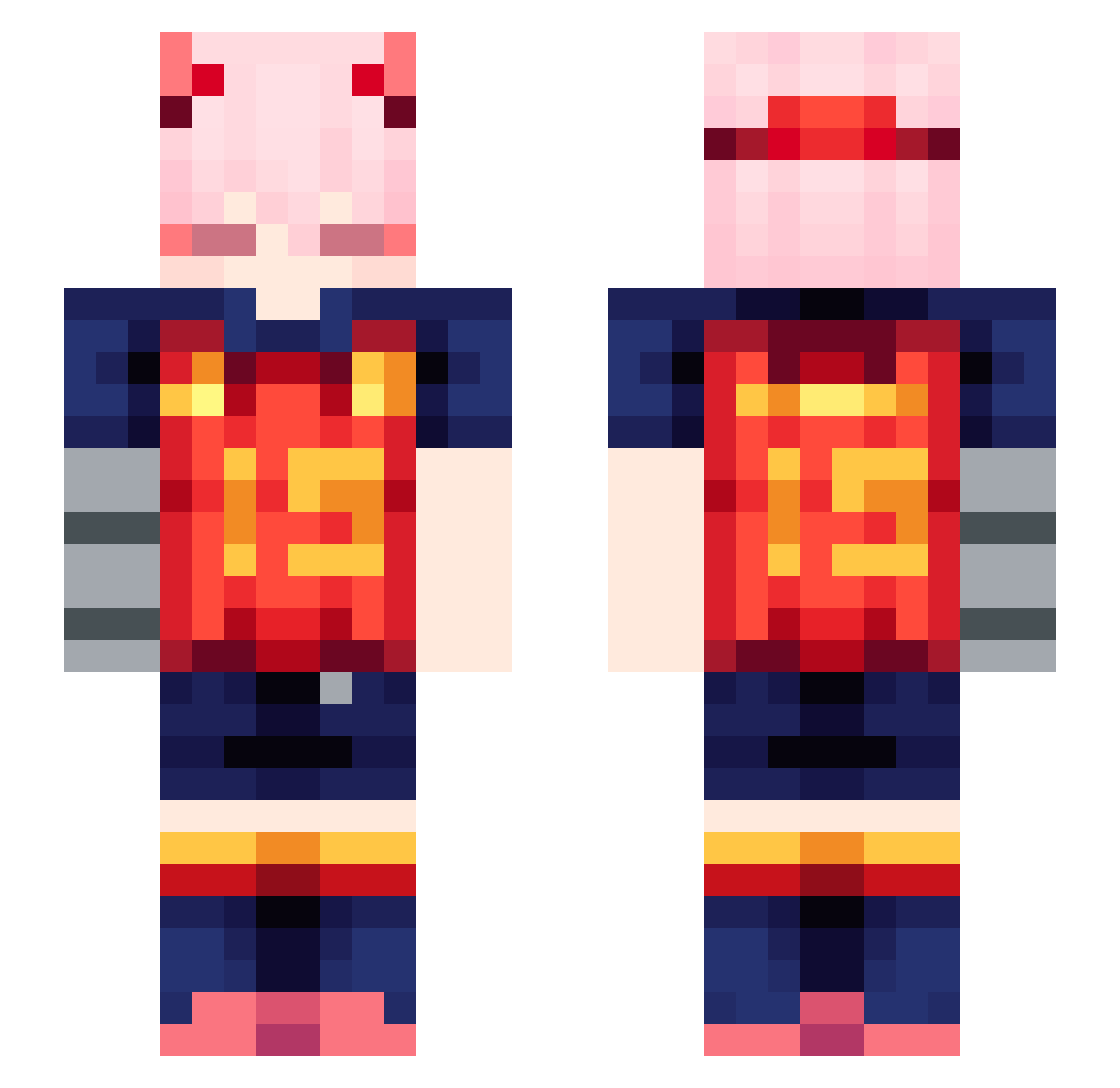 abelmitri Minecraft skin, front and back view