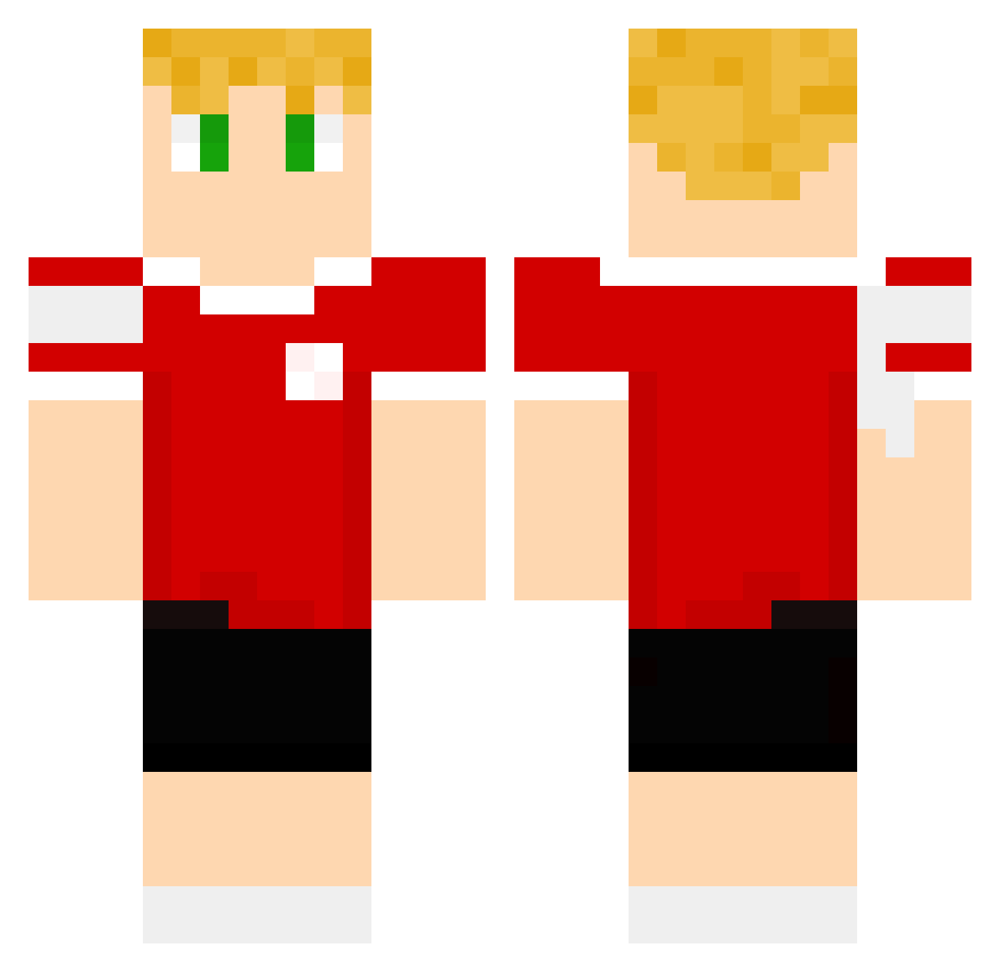 Vini_Roveri Minecraft skin, front and back view