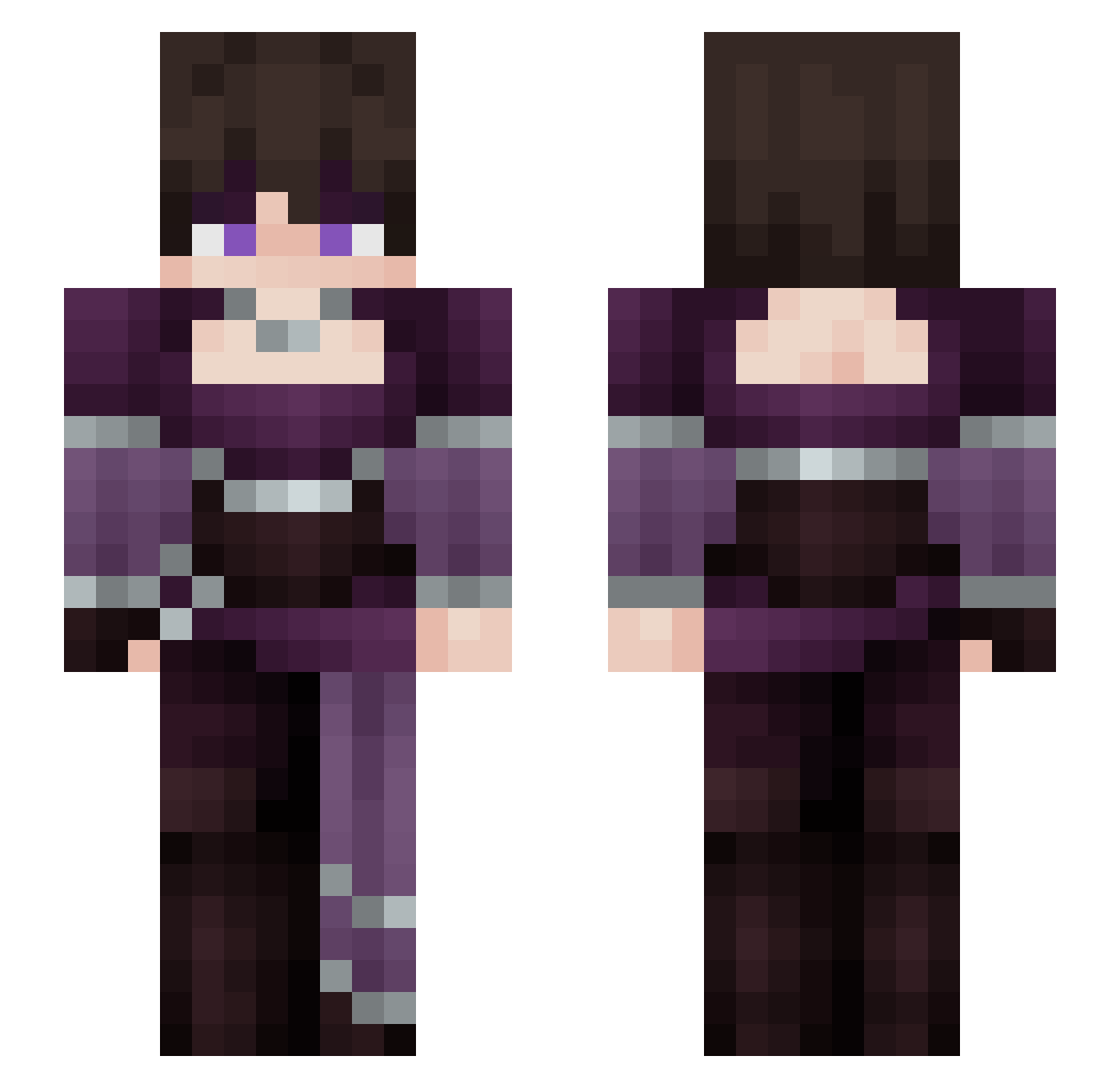 typicalvalentine Minecraft skin, front and back view