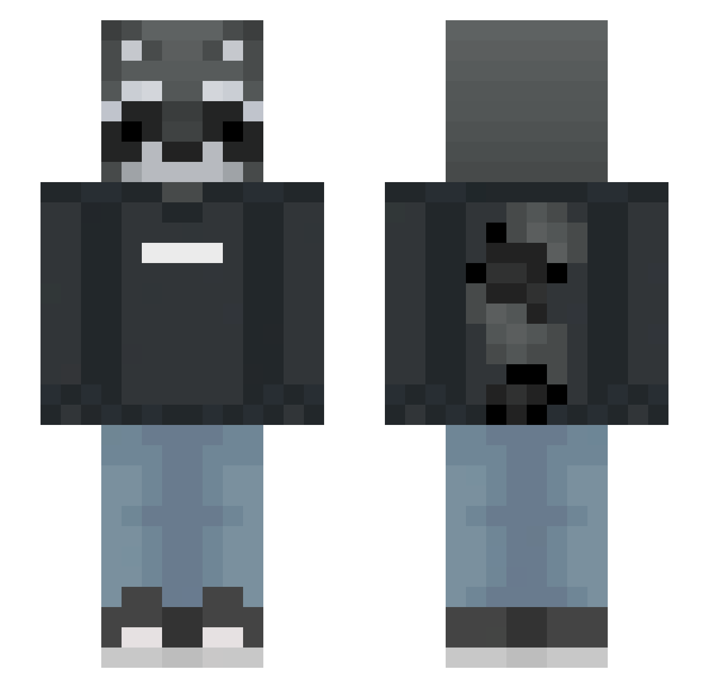 Felix_ist_lost Minecraft skin, front and back view