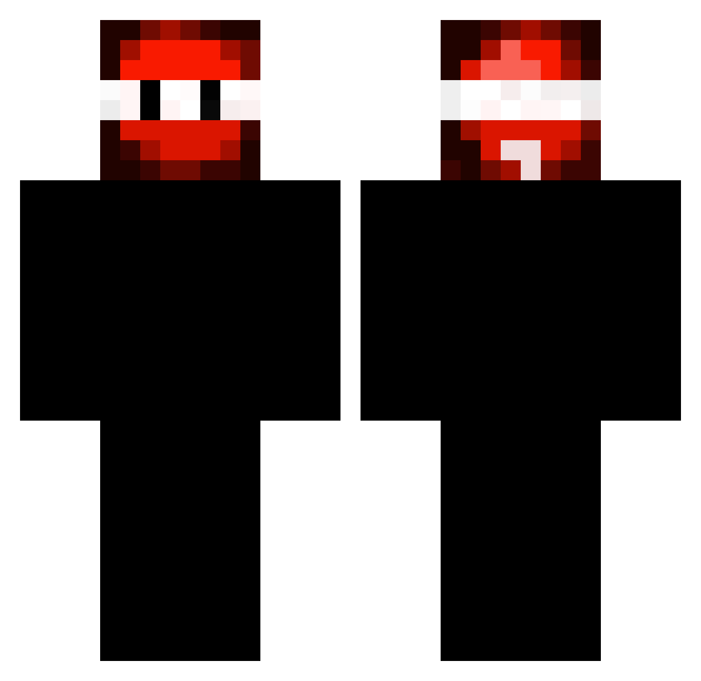 Samy_Lager1 Minecraft skin, front and back view