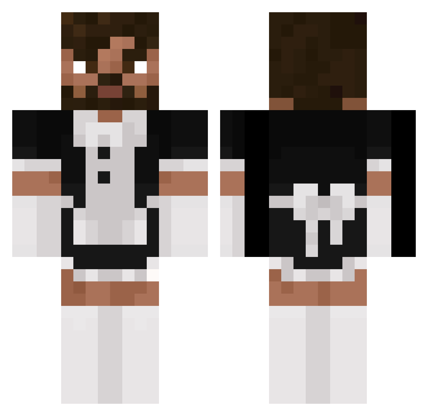 lo_jesse Minecraft skin, front and back view