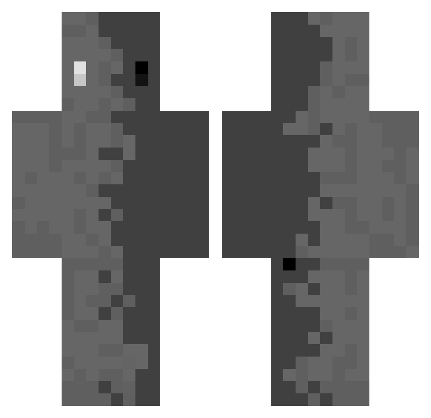 Power_of_Salt Minecraft skin, front and back view