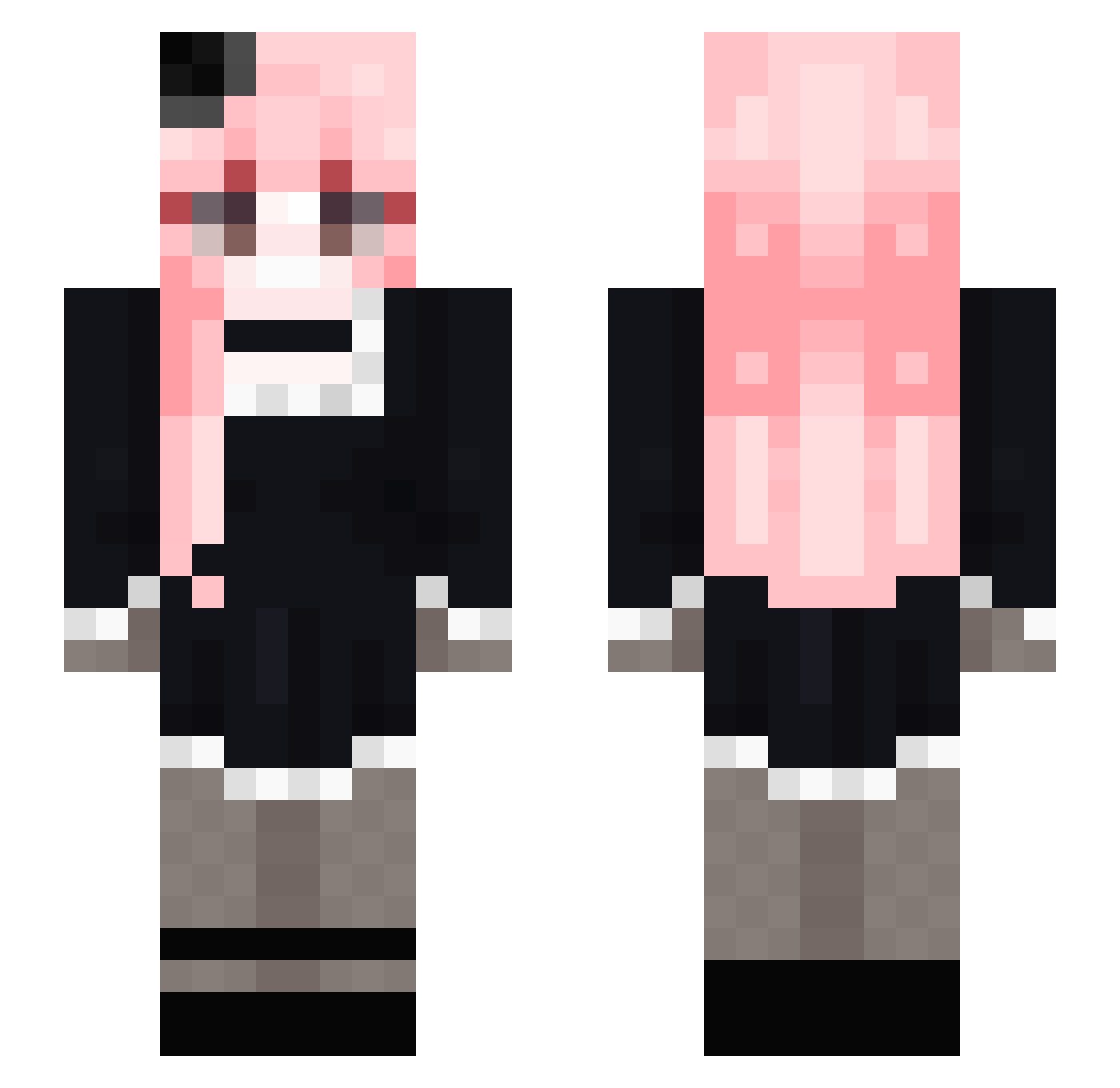 yoonalim_ Minecraft skin, front and back view