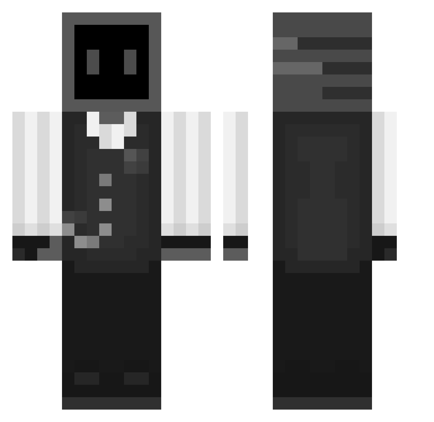THE_penguin_2011 Minecraft skin, front and back view