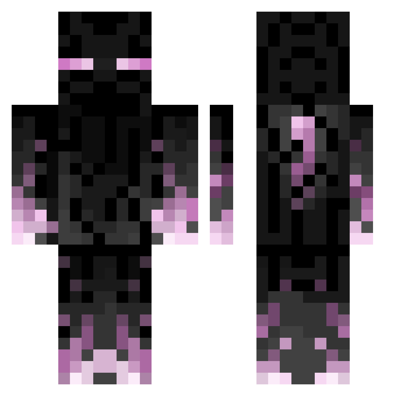 Sculllywag Minecraft skin, front and back view