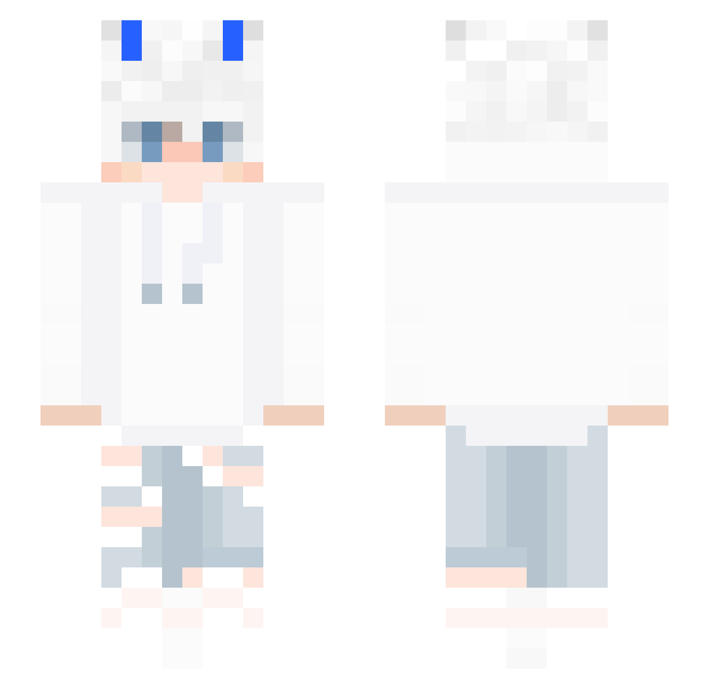 SailedMercury87 Minecraft skin, front and back view
