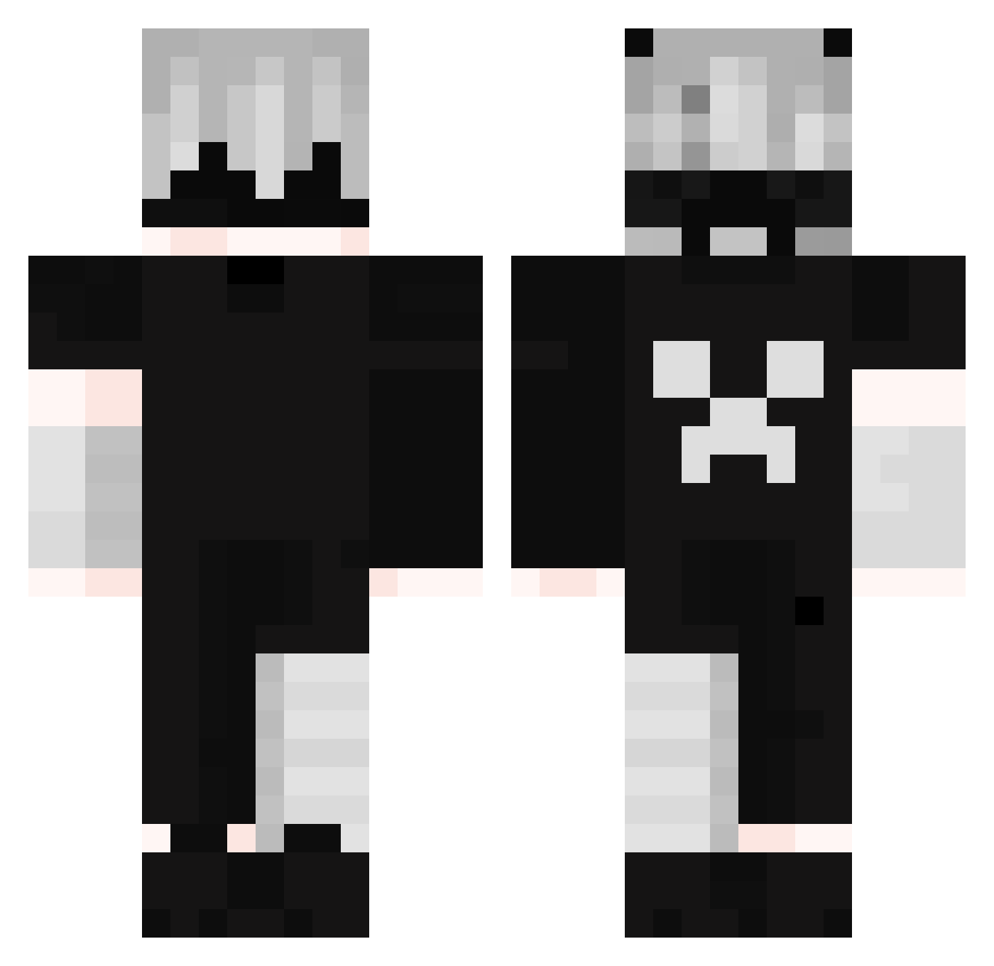 EnzoMatador Minecraft skin, front and back view