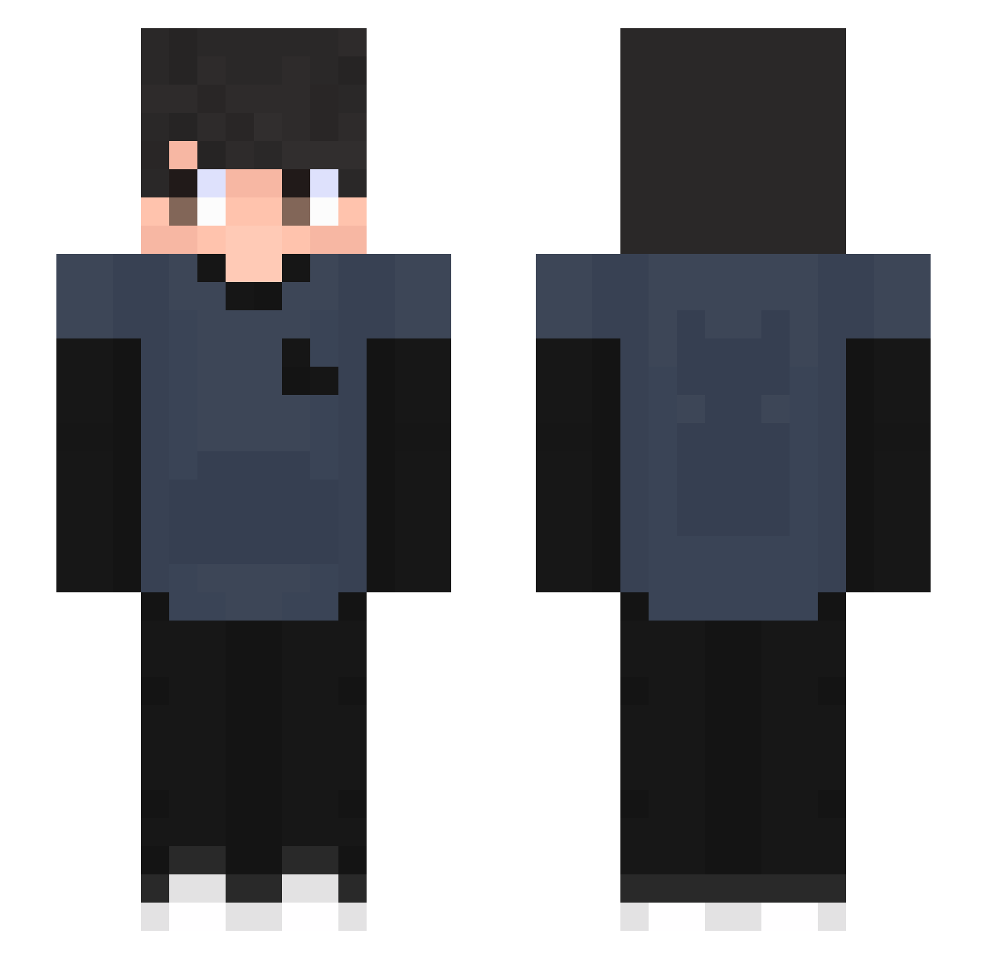 octaap_rr Minecraft skin, front and back view