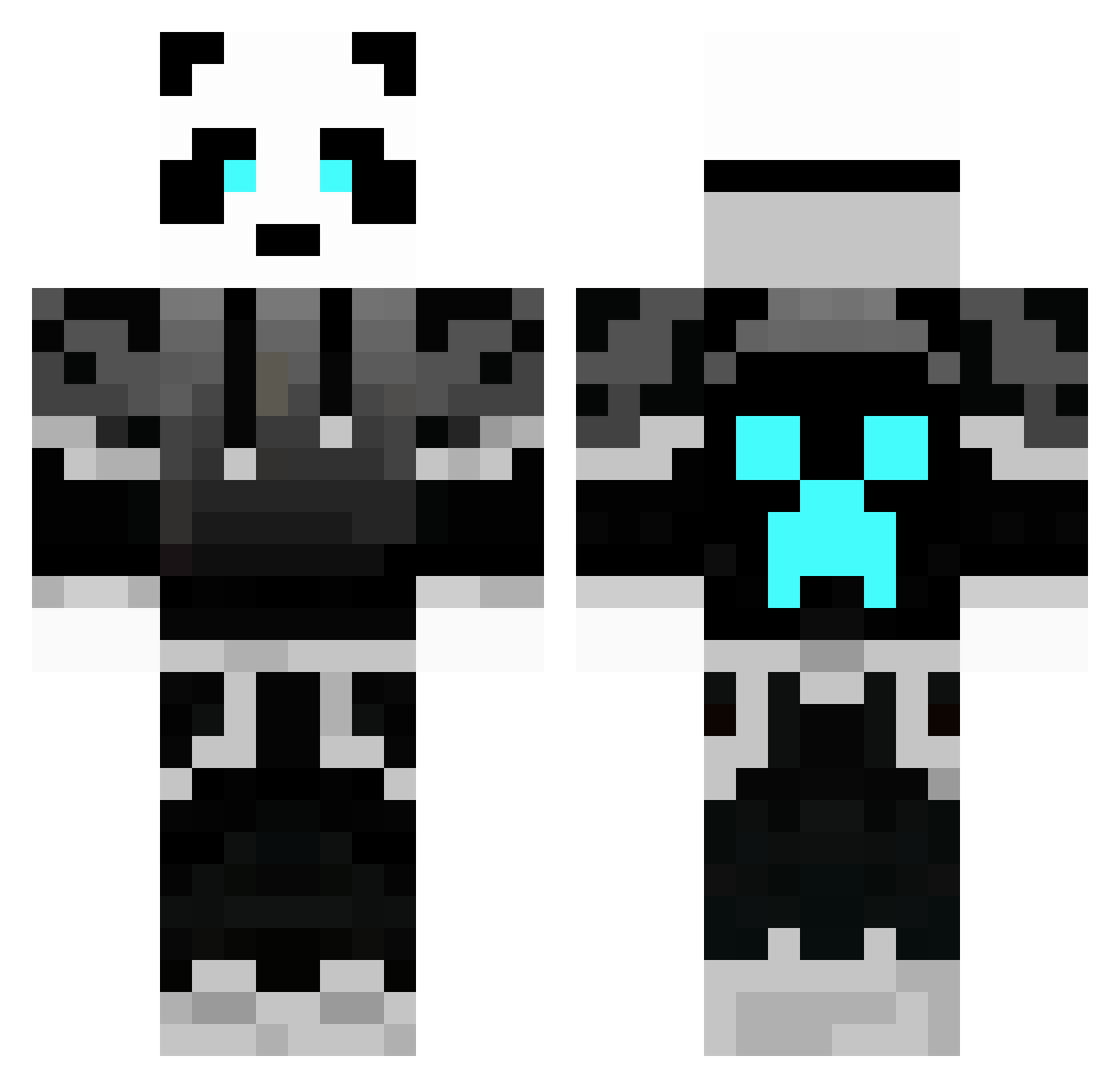 KarlThe4ths Minecraft skin, front and back view