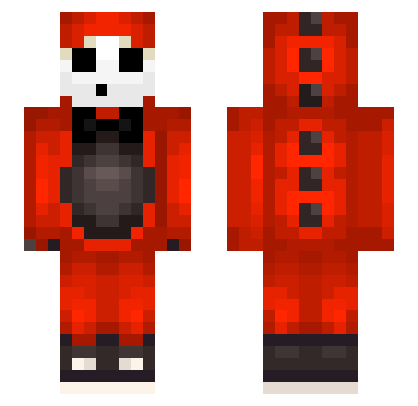 Armityle__ Minecraft skin, front and back view