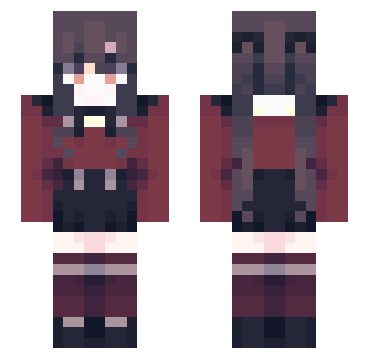 WagnerJC Minecraft skin, front and back view