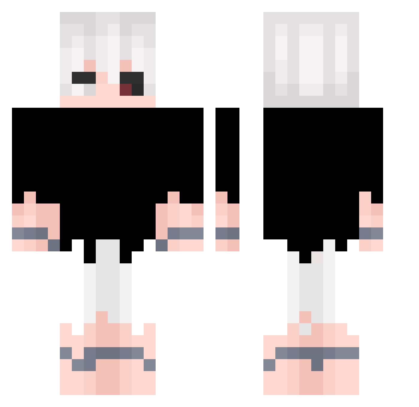 alixcool228gggg Minecraft skin, front and back view